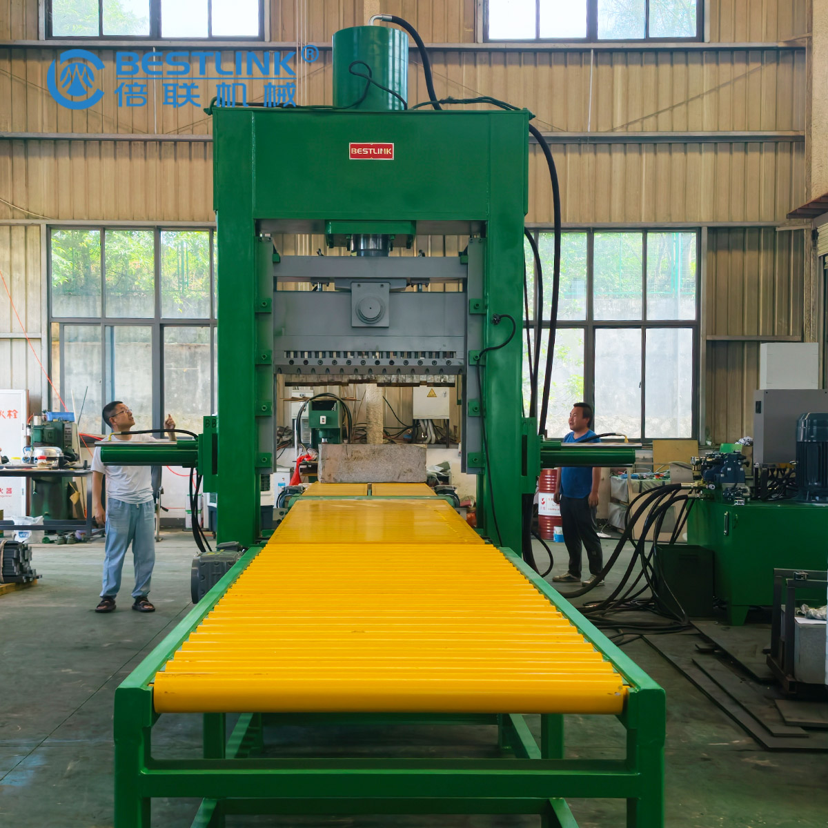 BESTLINK Factory 320tons Гидравлическая машина для раскалывания камня для мрамора и гранита