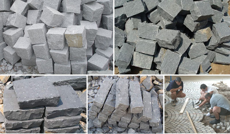 после раскалывания камня