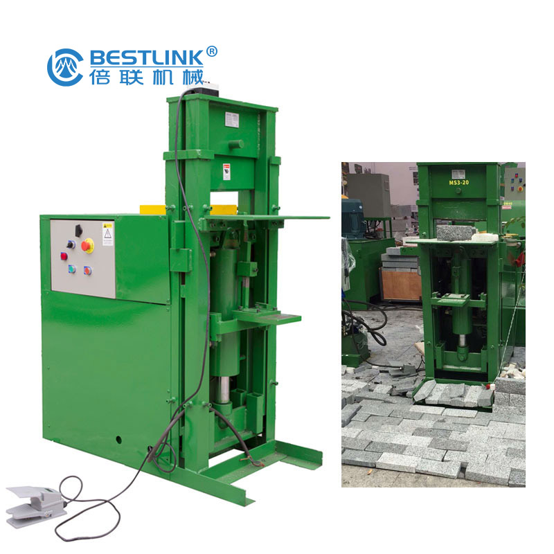 Гидравлические станки для резки мозаики Systerm, Машины для резки гранитной мозаики, Станки для раскалывания мозаики из мрамора, Гидравлические станки для резки камня