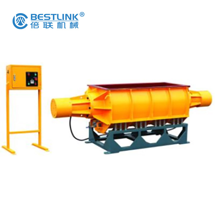 Вибрационная отделочная машина используется для обработки мрамора, гранита, известняка, мозаичного камня и песчаника до античности.