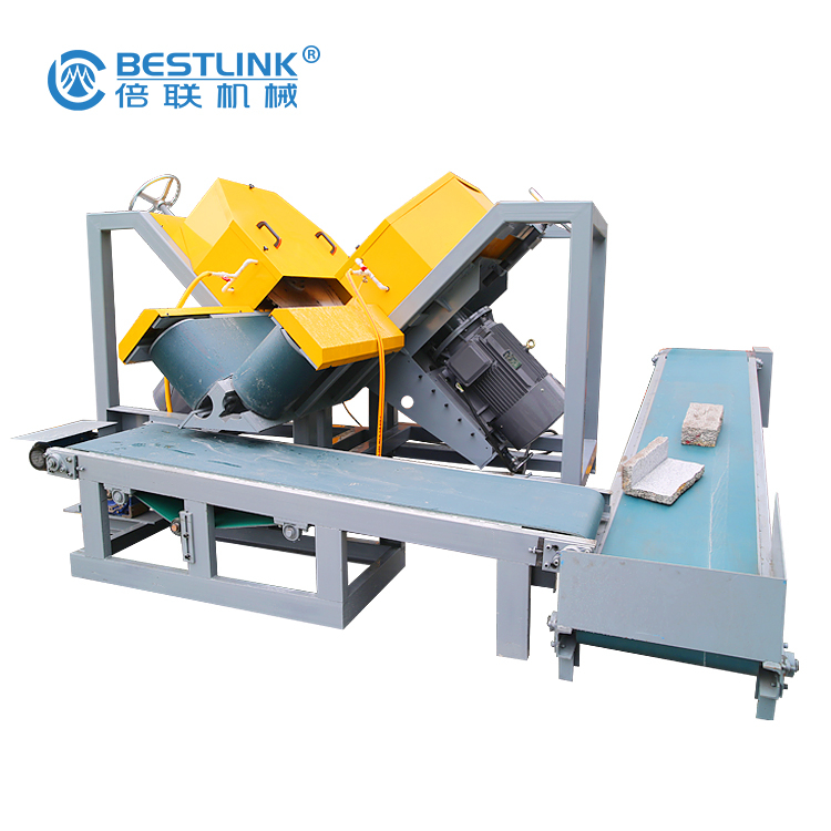 Mighty Stone Veneer Saw Stone Cutting Machine с двойными лезвиями